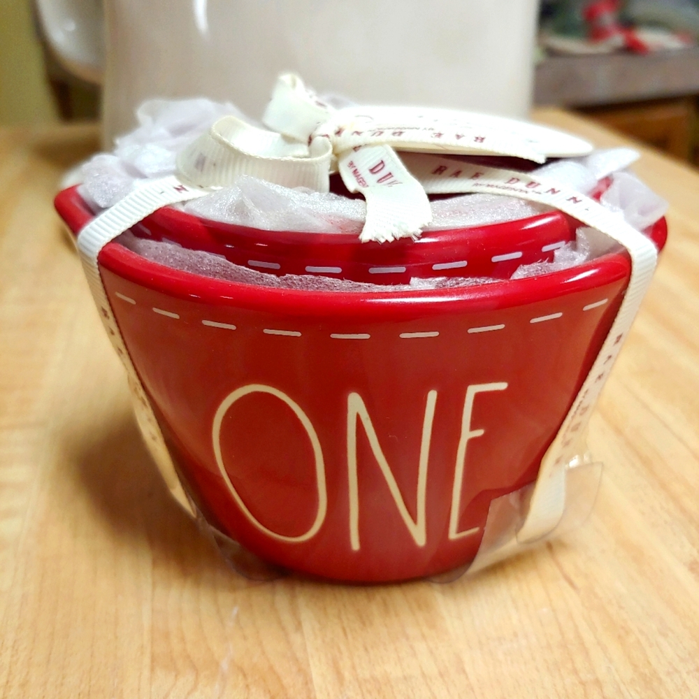 Rae Dunn Measuring Cups Red